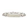 Sheryl Lowe Pavé Diamond Id Bracelet In Sterling Silver,diamond