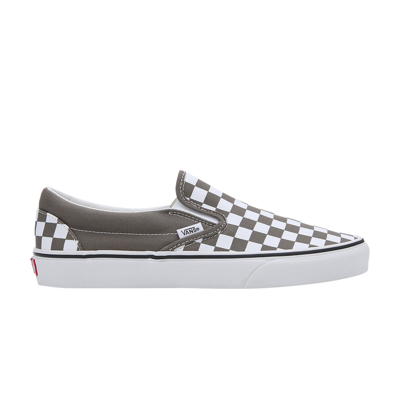 Pre-owned Vans Classic Slip-on 'color Theory Checkerboard - Bungee Cord' In Brown