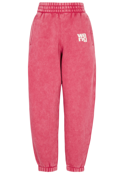 Alexander Wang T Alexanderwang. T Logo Jersey Sweatpants In Pink