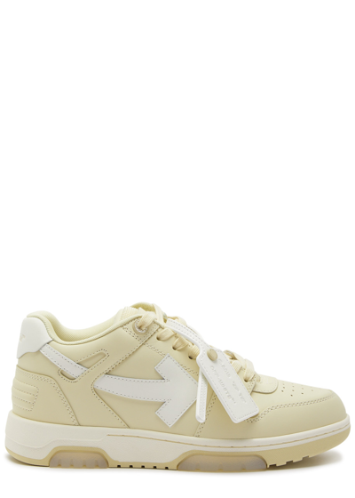 Off-white Out Of Office Leather Sneakers In Off White