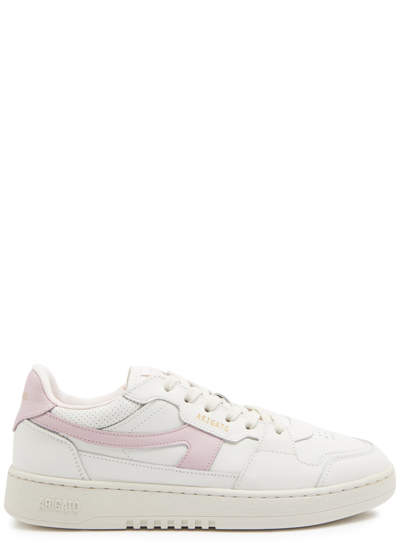 Axel Arigato A-dice Panelled Leather Sneakers In White And Pink