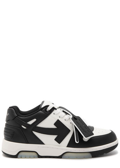 OFF-WHITE OFF-WHITE OUT OF OFFICE PANELLED LEATHER SNEAKERS