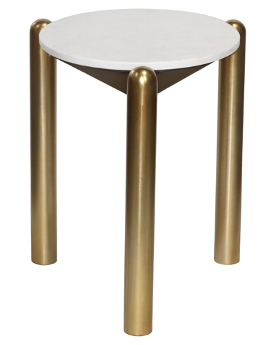 Sagebrook Home 19in Side Table In Gold