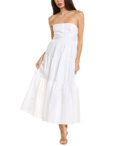 Staud Elroy Dress In White