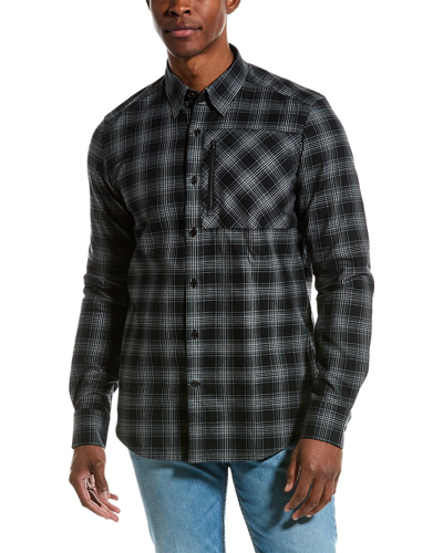 Tod's Tartan Glasgow Shirt In Black