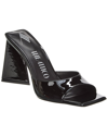 Attico Devon 85mm Patent-leather Mules In Black