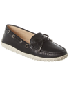 Tod's Gommino Leather Loafer In Black