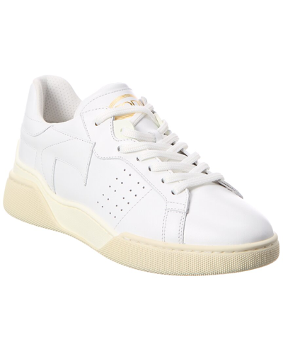 Tod's Leather Sneaker In White