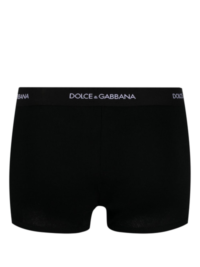 Dolce & Gabbana Pack Containing Two Regular Boxers Of The Same Color In Blue Navy