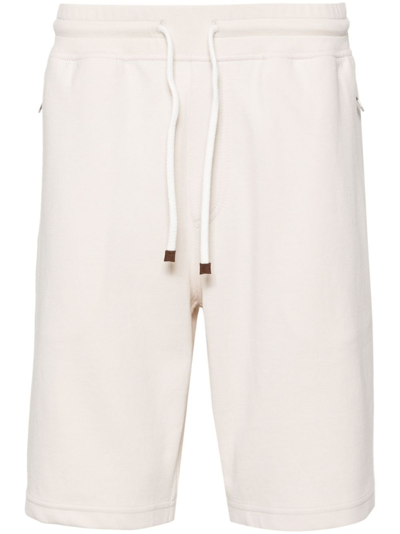 Brunello Cucinelli `basic` Bermuda In Beige