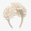 IRPA GIRLS IVORY BRODERIE ANGLAISE HAIRBAND