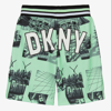 DKNY DKNY TEEN BOYS GREEN MESH SHORTS