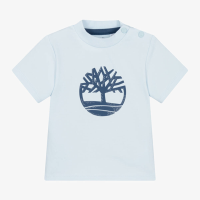 Timberland Baby Boys Blue Organic Cotton T-shirt