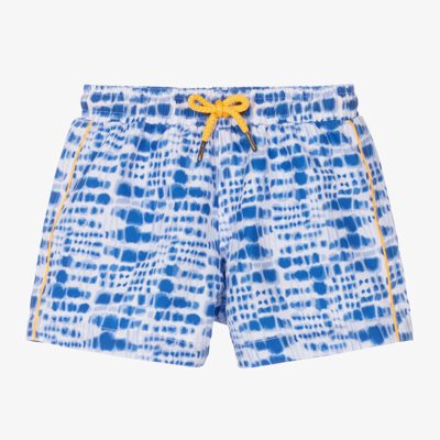 Sunuva Babies' Boys Blue Tie-dye Swim Shorts