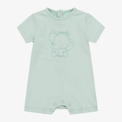 Ido Mini Baby Boys Green Cotton Elephant Shortie