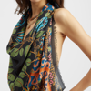 La Doublej Light Scarf In Eve Black