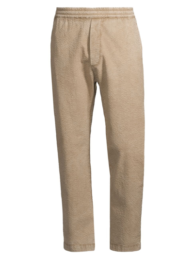Barena Venezia Men's Textured Slim Pants In Khaki