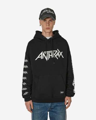 Neighborhood Anthrax Hooded Sweatshirt In Black