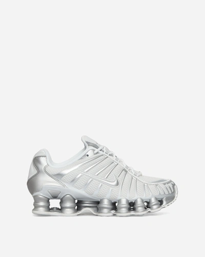 Nike Wmns Shox Tl Trainers Platinum Tint / Metallic Silver In Multicolor