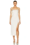 Jacquemus La Robe Notte Medium Length Dress In 110 Off-white