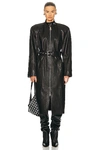 Khaite Bobbie Coat In Black