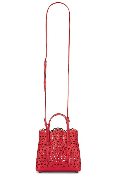 Alaïa Mina 16 Bag In Rouge Vif