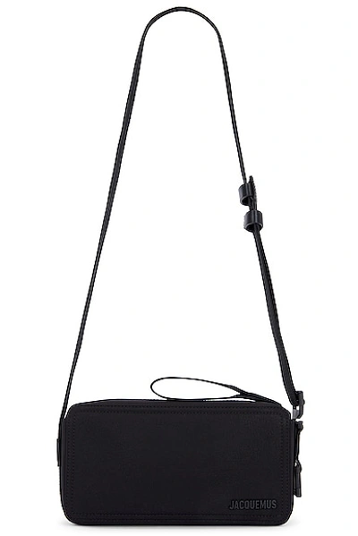 Jacquemus Le Cuerda Horizontal Bag In Black