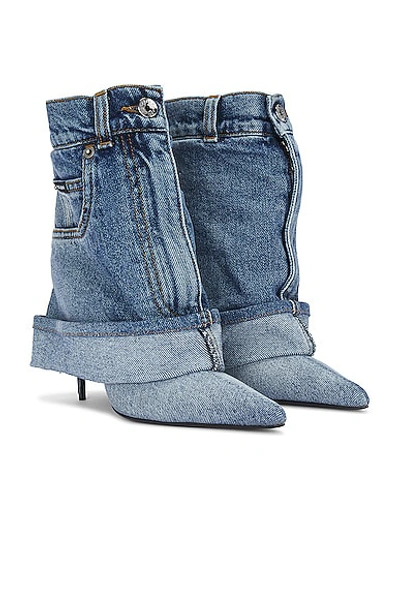 Dolce & Gabbana Pant Boot In Blue