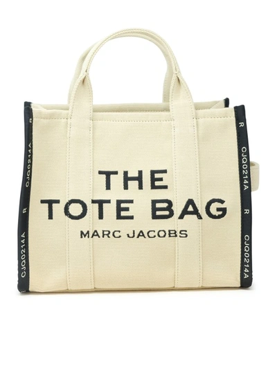 Marc Jacobs The Jacquard Small Tote Bag In Neutrals