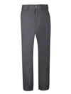 STUDIO NICHOLSON GREY COTTON TROUSERS