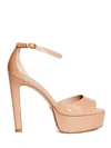 Stuart Weitzman Disco Platform Sandal In Brown