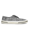 Celine Man Sneakers Off White Size 7 Textile Fibers In Black
