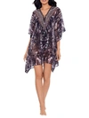 Miraclesuit Tempest Caftan Cover-up In Black,brown