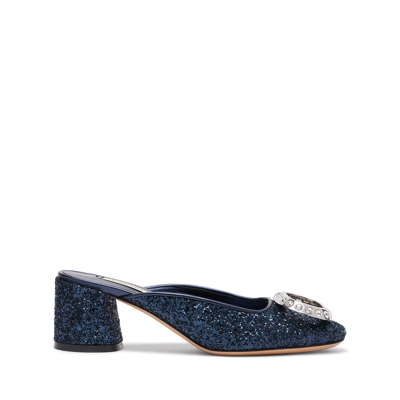 Casadei Ring Cleo Sabot - Woman Mules Abyss 38