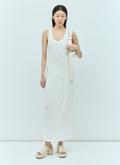 Jil Sander+ Knit Midi Dress In White