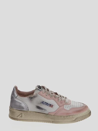 Autry Super Vintage Color-block Sneakers In Multicolor