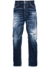 DSQUARED2 DSQUARED2 DISTRESSED WASHED-DENIM JEANS