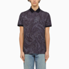 ETRO ETRO SHORT SLEEVED POLO WITH PAISLEY PRINT