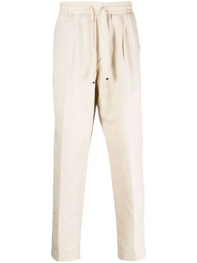Jacob Cohen Trousers In Cream Beige