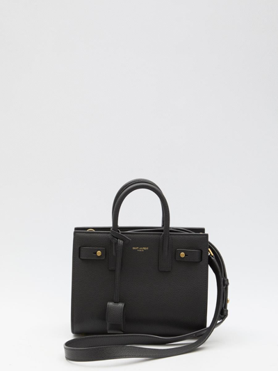 Saint Laurent Sac De Jour Nano Bag In Black