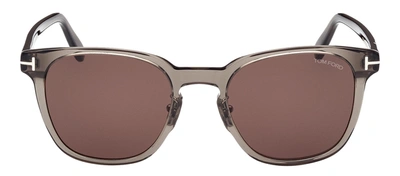 Tom Ford Ft1051-k M 20e Square Sunglasses In Brown