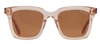 Tom Ford Ft0970-k W 72e Square Sunglasses In Brown