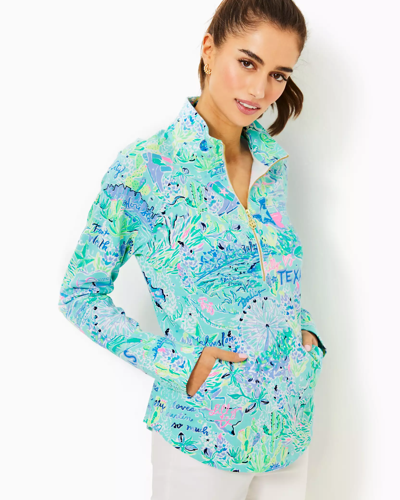 Lilly Pulitzer Upf 50+ Skipper Popover In Bayside Blue Lilly Loves Texas