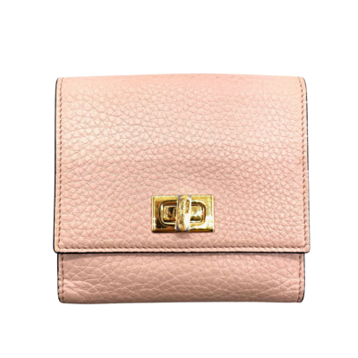 Fendi -- Pink Leather Wallet  ()