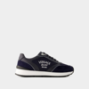 VERSACE NEW RUNNER SNEAKERS - VERSACE - LEATHER - BLUE NAVY