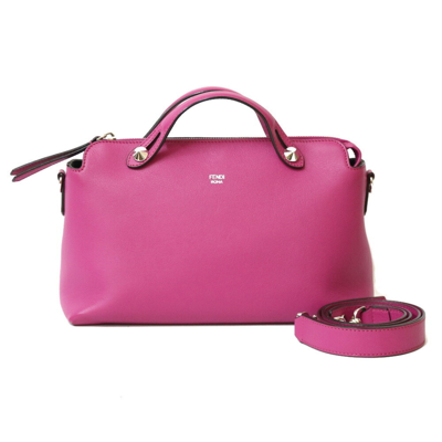 Fendi By The Way Pink Leather Shoulder Bag ()