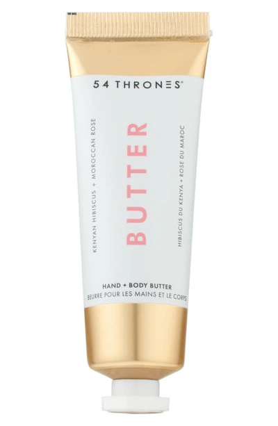 54 Thrones Mini African Beauty Butter- Intensive Dry Skin Treatment 1 oz / 30 ml Kenyan Hibiscus And Moroccan R