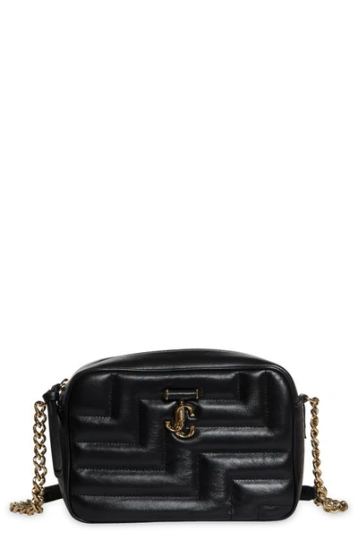 JIMMY CHOO AVENUE BOHEMIA QUILTED LEATHER SHOULDER BAG