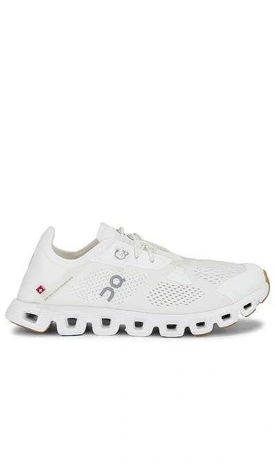 On Cloud 5 Sneakers In Undyed White & White