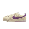 Nike W Cortez Vintage Suede Women's Low Shoe Muslin/viotech/coconut Milk/black In Brown